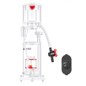 Protein Skimmer for 53-106 Gal Saltwater Aquariums Internal with Pump, Protein Skimmer with DC Pinwheel Pump, Adjustable Control, Air Silencer